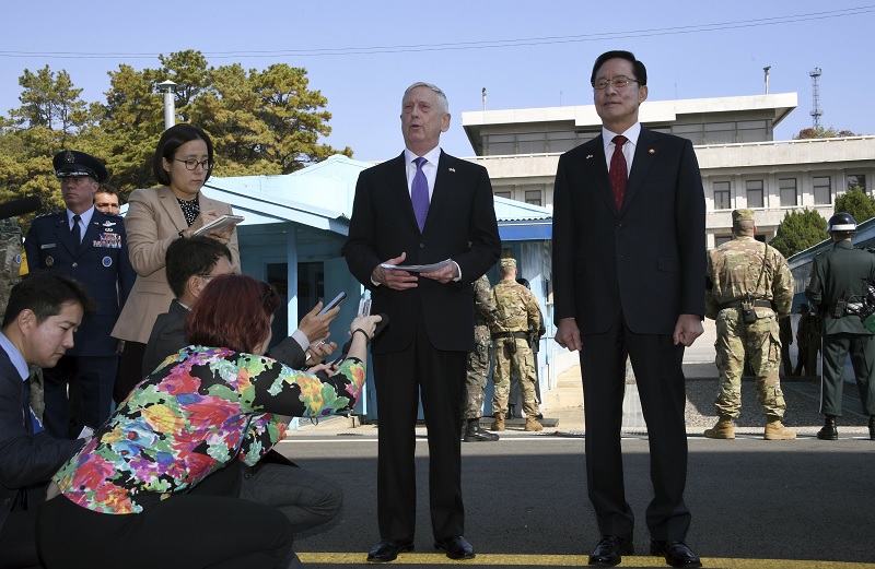 Матис С.Кореји:Следи војни одговор због нуклеарног оружја